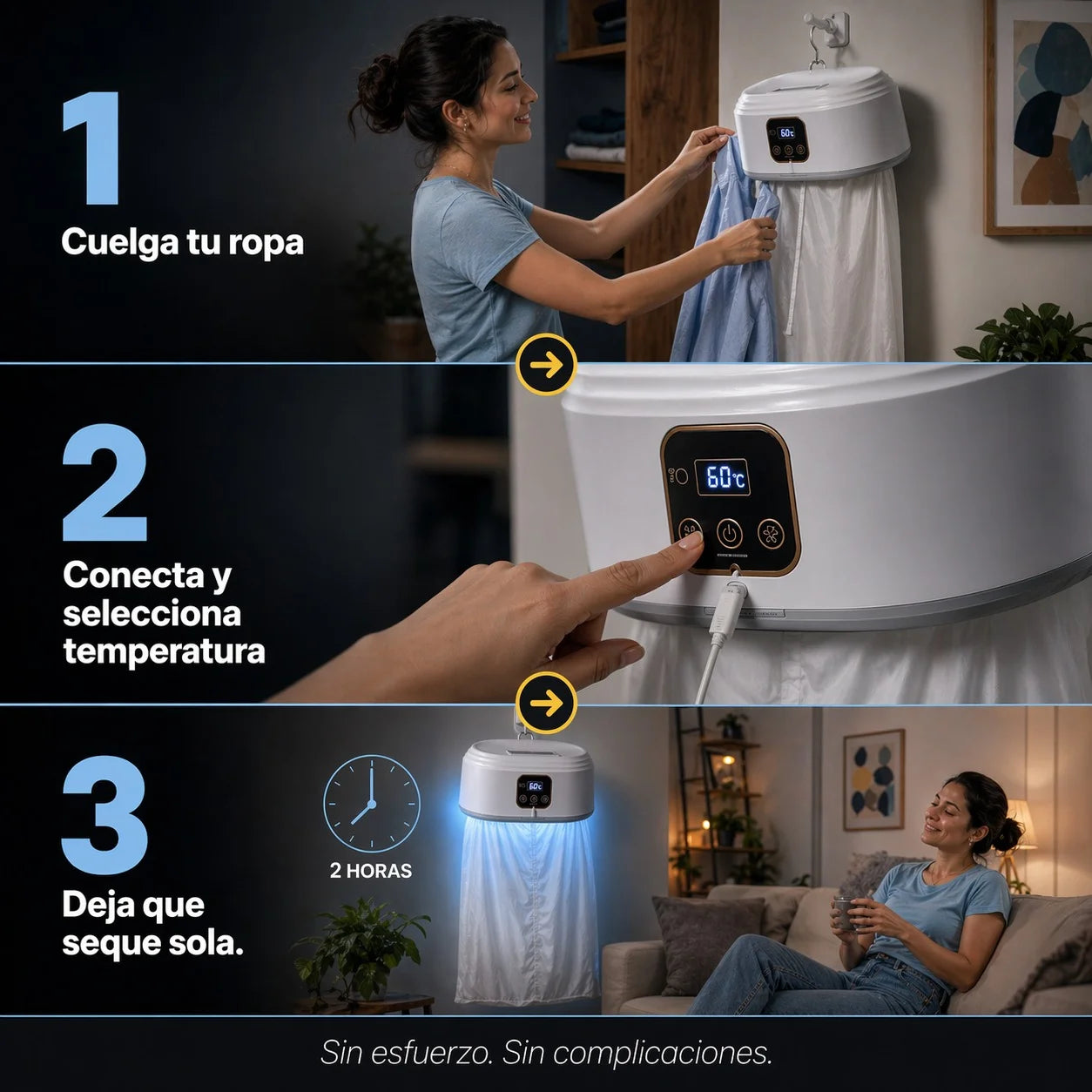 ¿Tu hogar parece un tendedero de ropa?