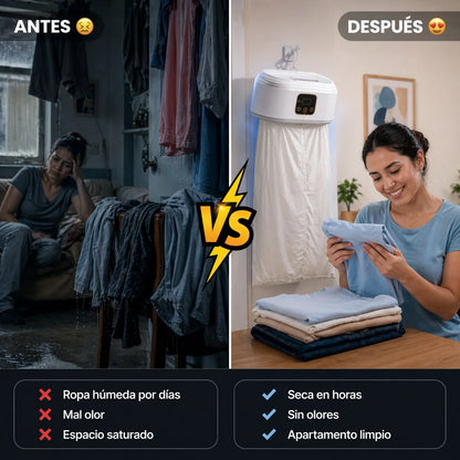 ¿Tu hogar parece un tendedero de ropa?